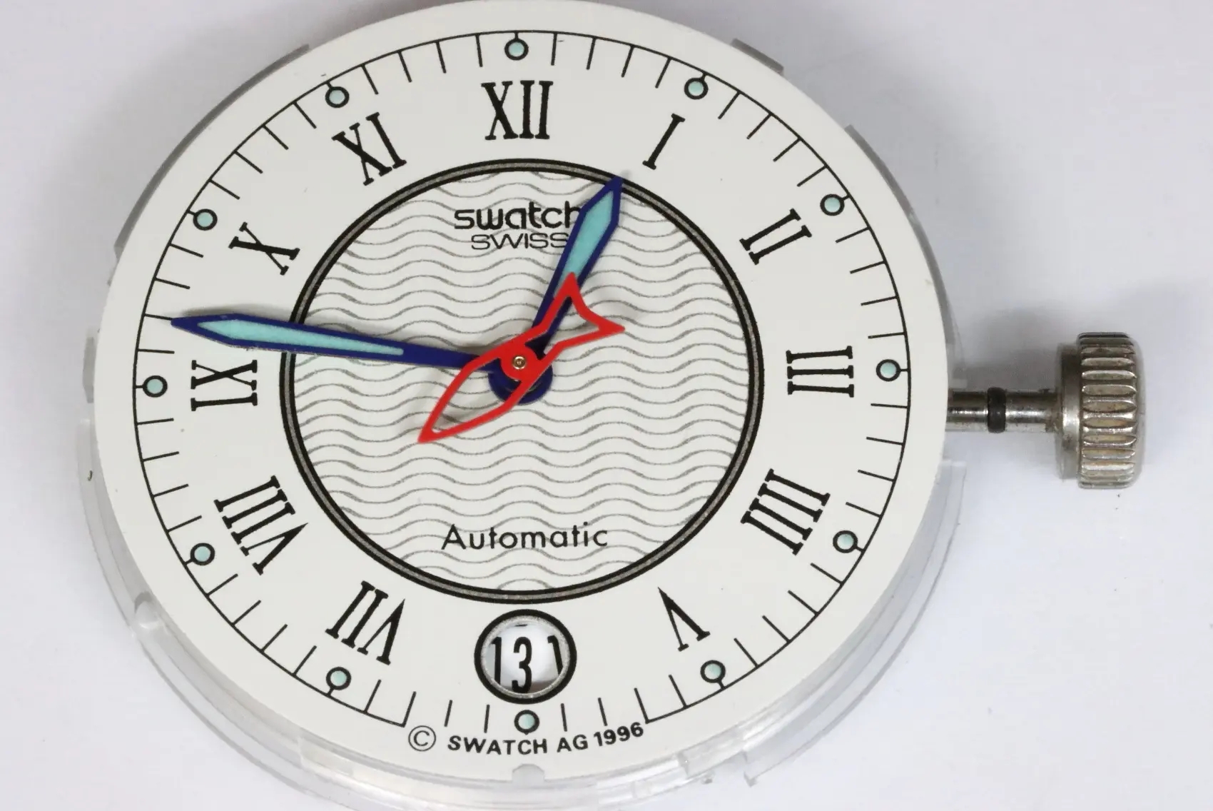 Swatch AG 1996 Irony automatic movement for spares restore