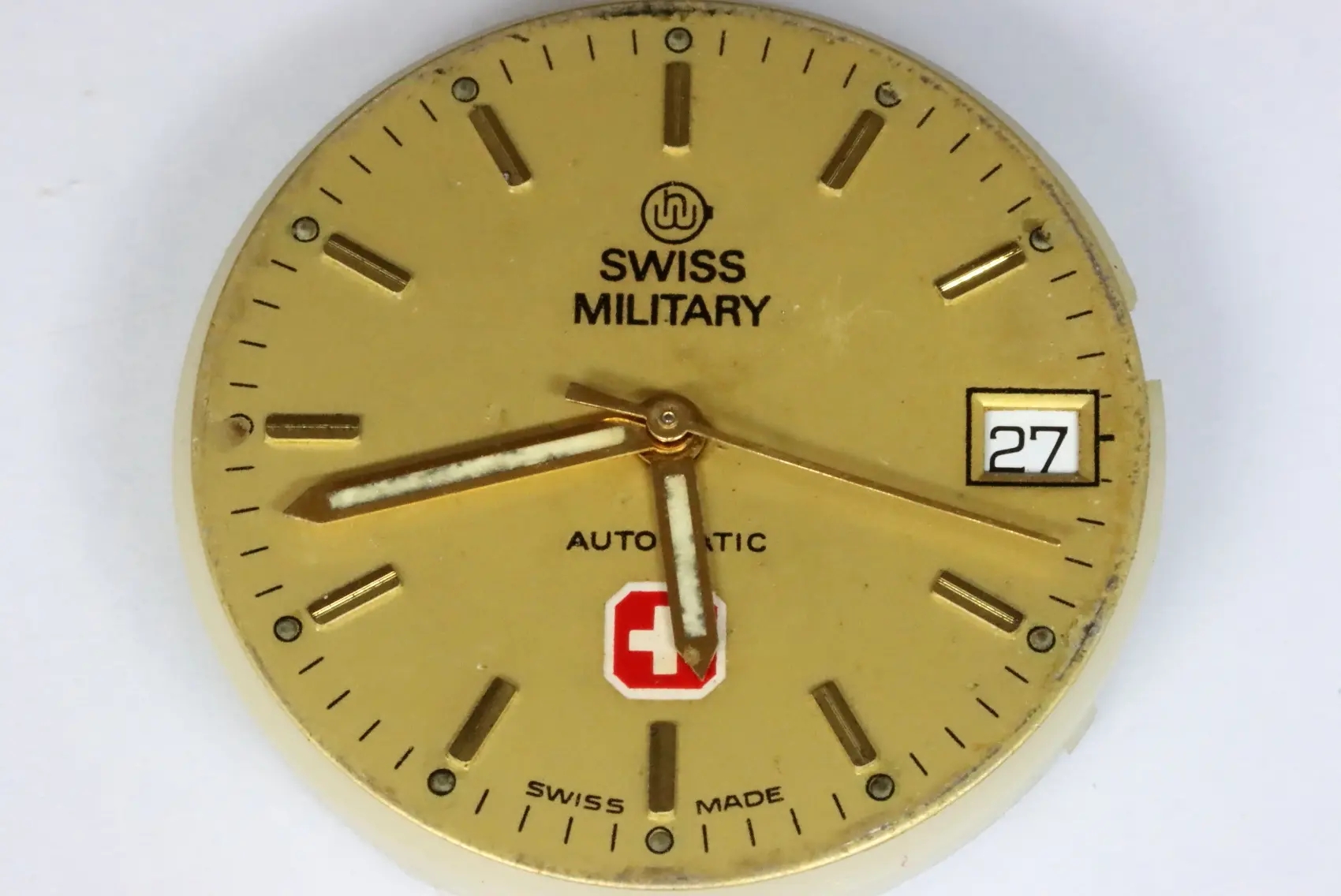 Swiss Military eta 2846 automatic movement for spares restore