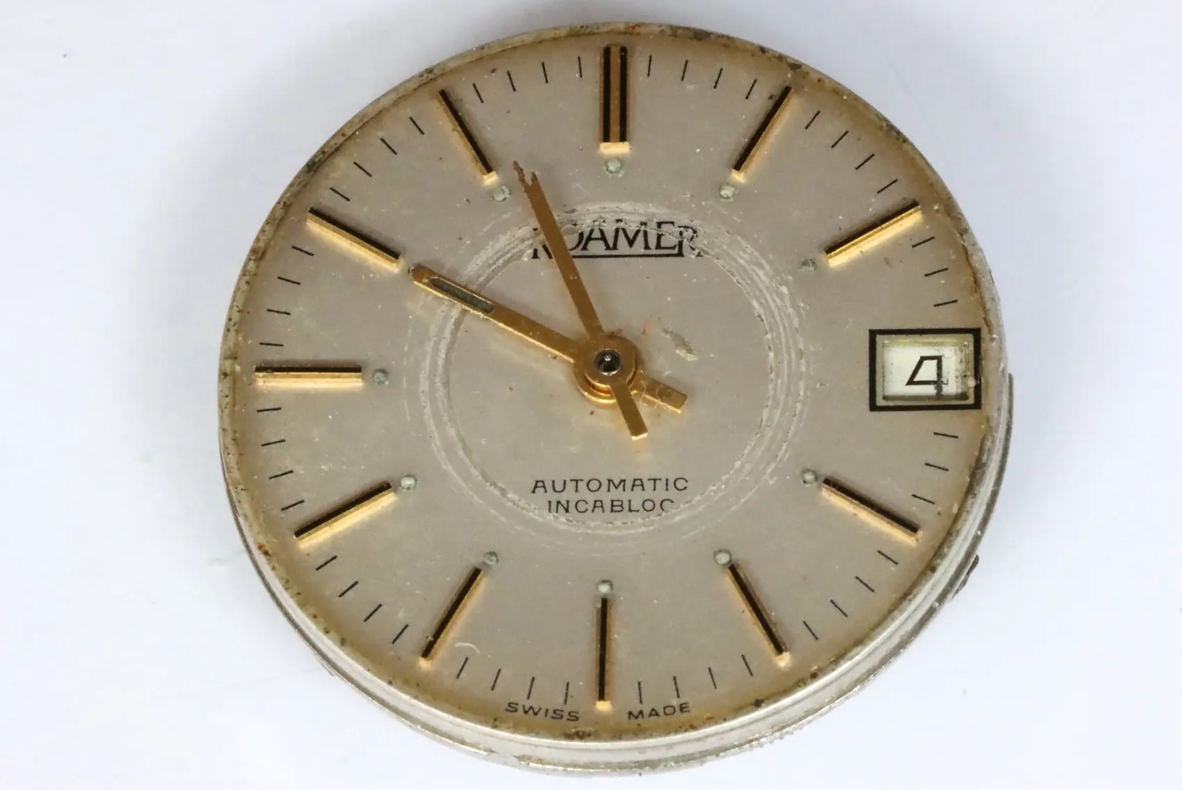 Roamer ETA 2878 defective movement