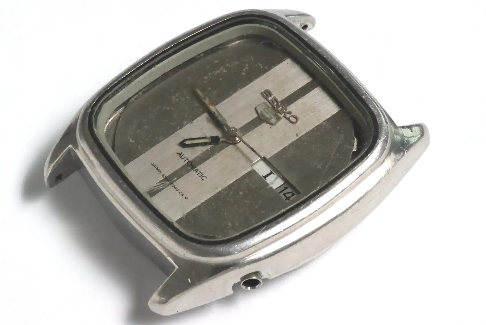 Seiko 6309-528A defective and rusty watch in poor condition