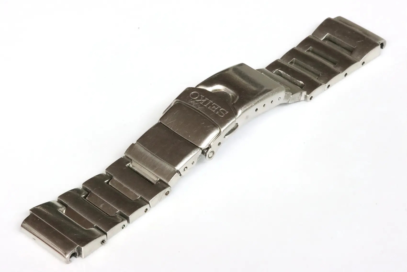 Seiko short 49X8-G.CZ solid 20mm diver's watch bracelet for spares restore