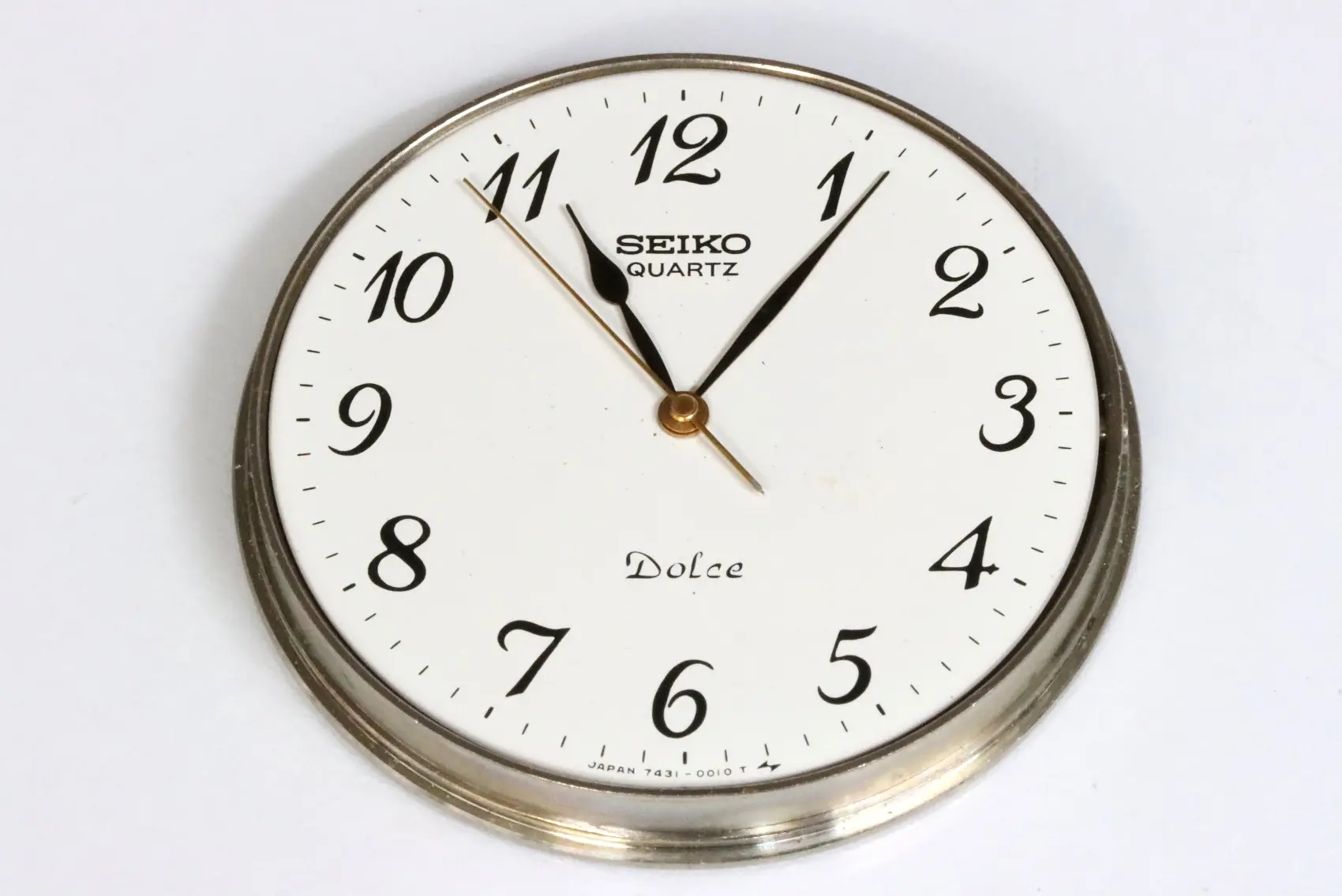 Seiko dolce two jewels 7431A untested quartz pocket watch movement