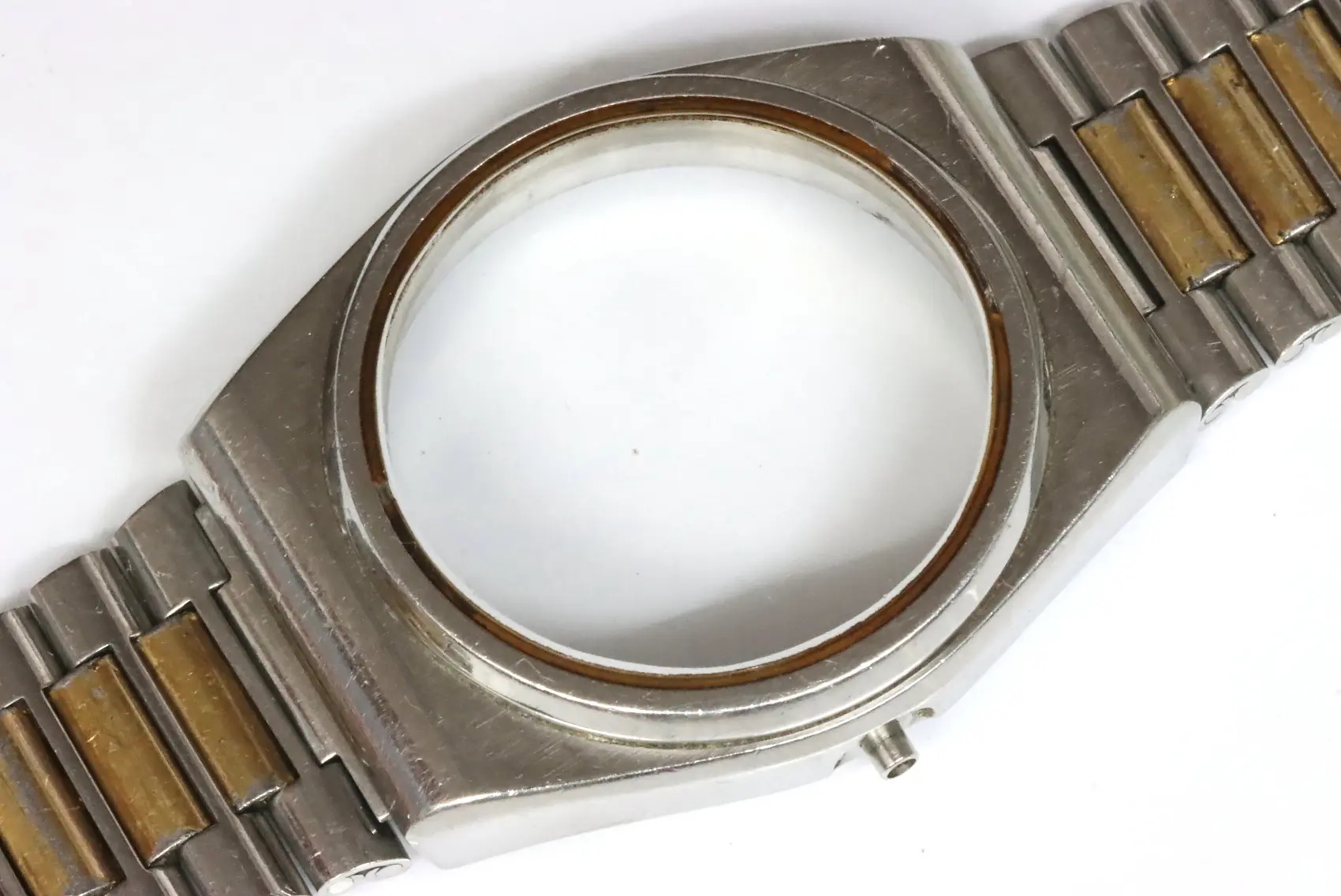 Rado voyager incomplete 35mm watch case for spares restore
