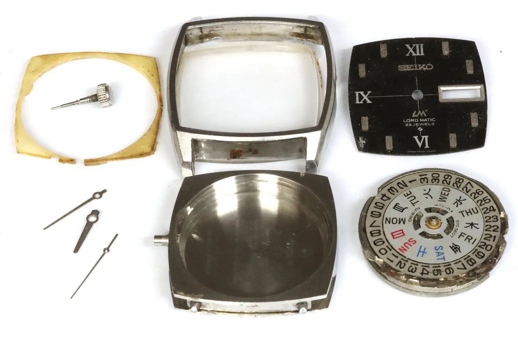 Seiko LM 5606-5000 defective watch in parts as is
