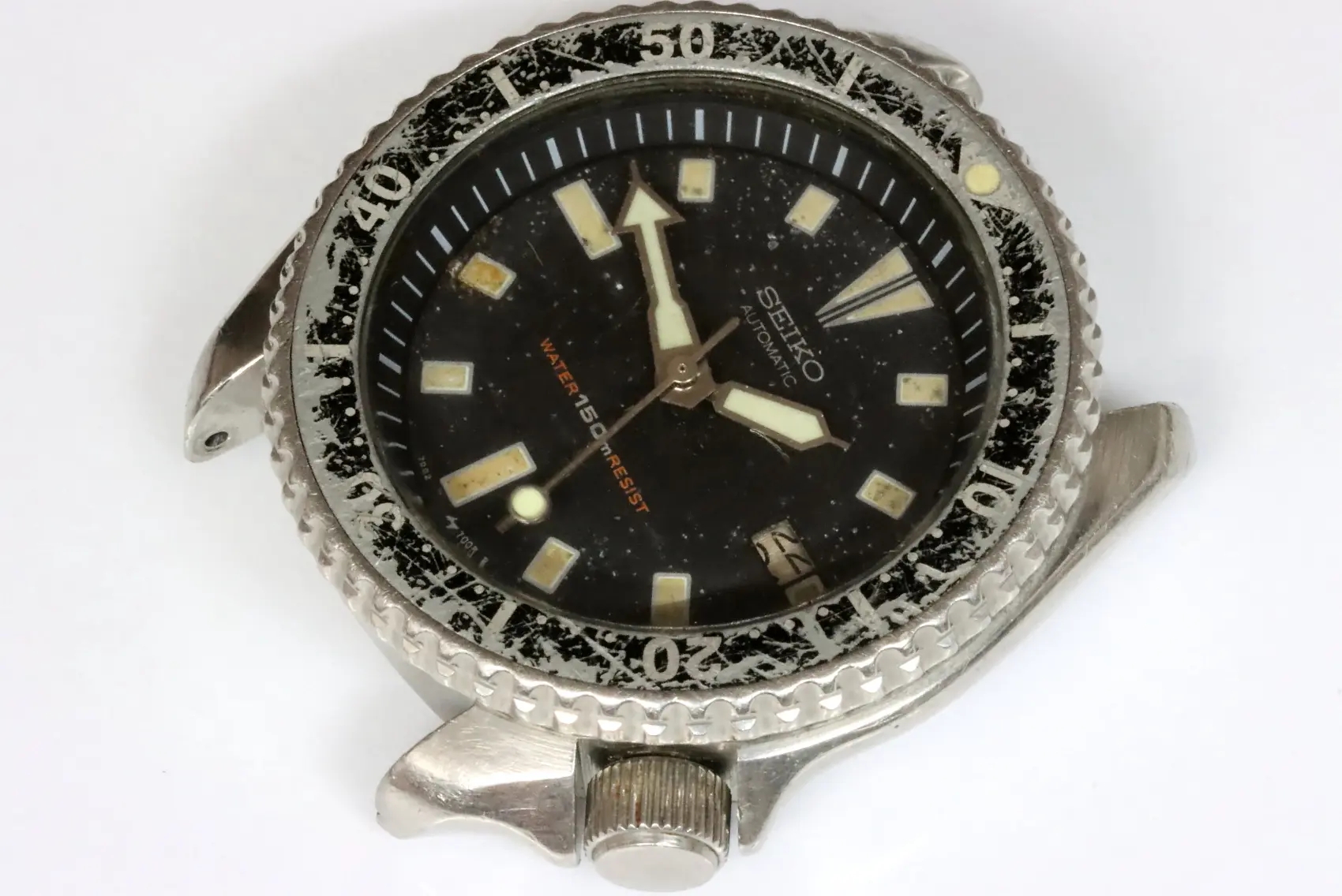 Seiko 7002-7000 diver's watch found as is, defective and untested