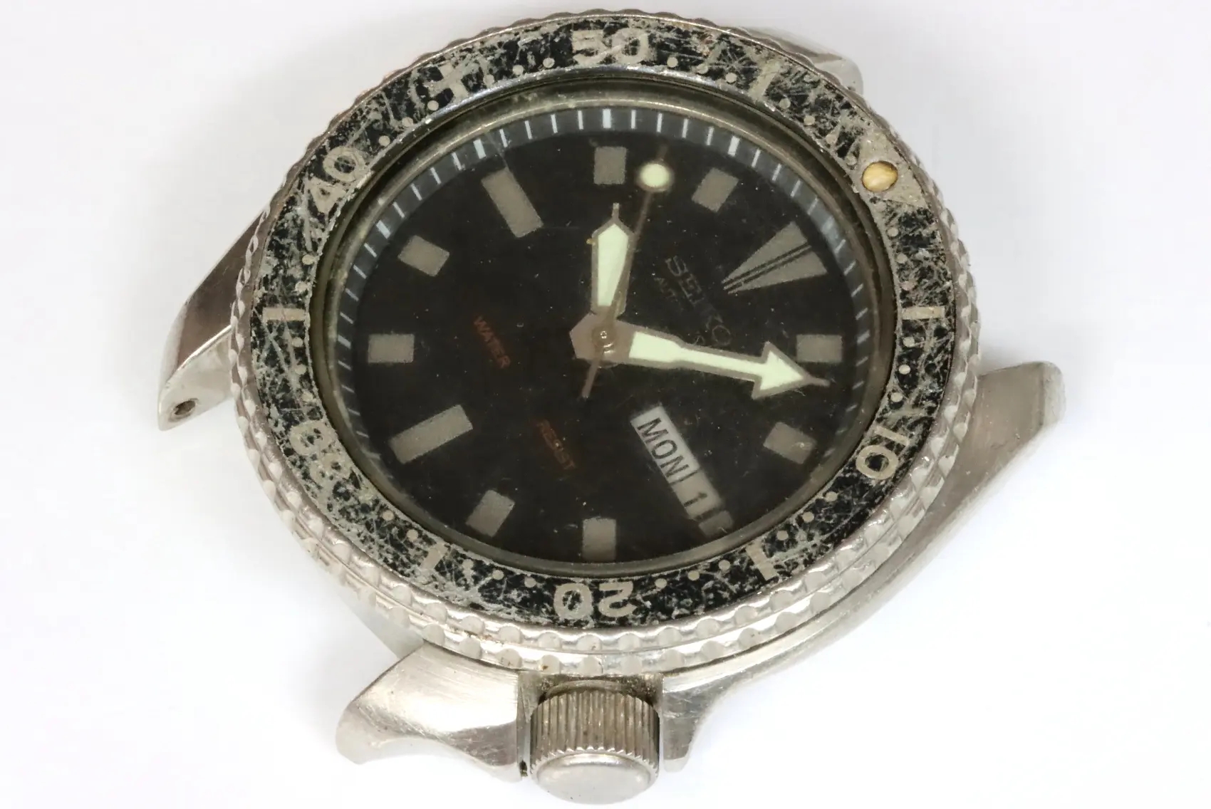 Seiko 6309-7290 diver's watch found as is, defective and untested