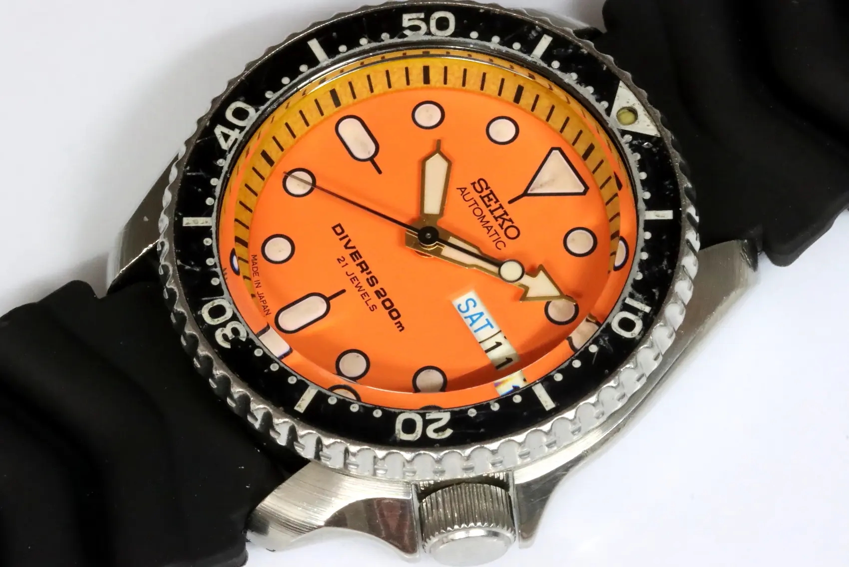 Seiko classic 7S26-0020 SKX011J Japanese market diver's watch
