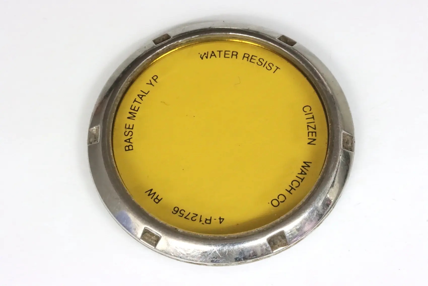 Citizen 4-R12756 RW (31.9mm) screw case back for spares restore