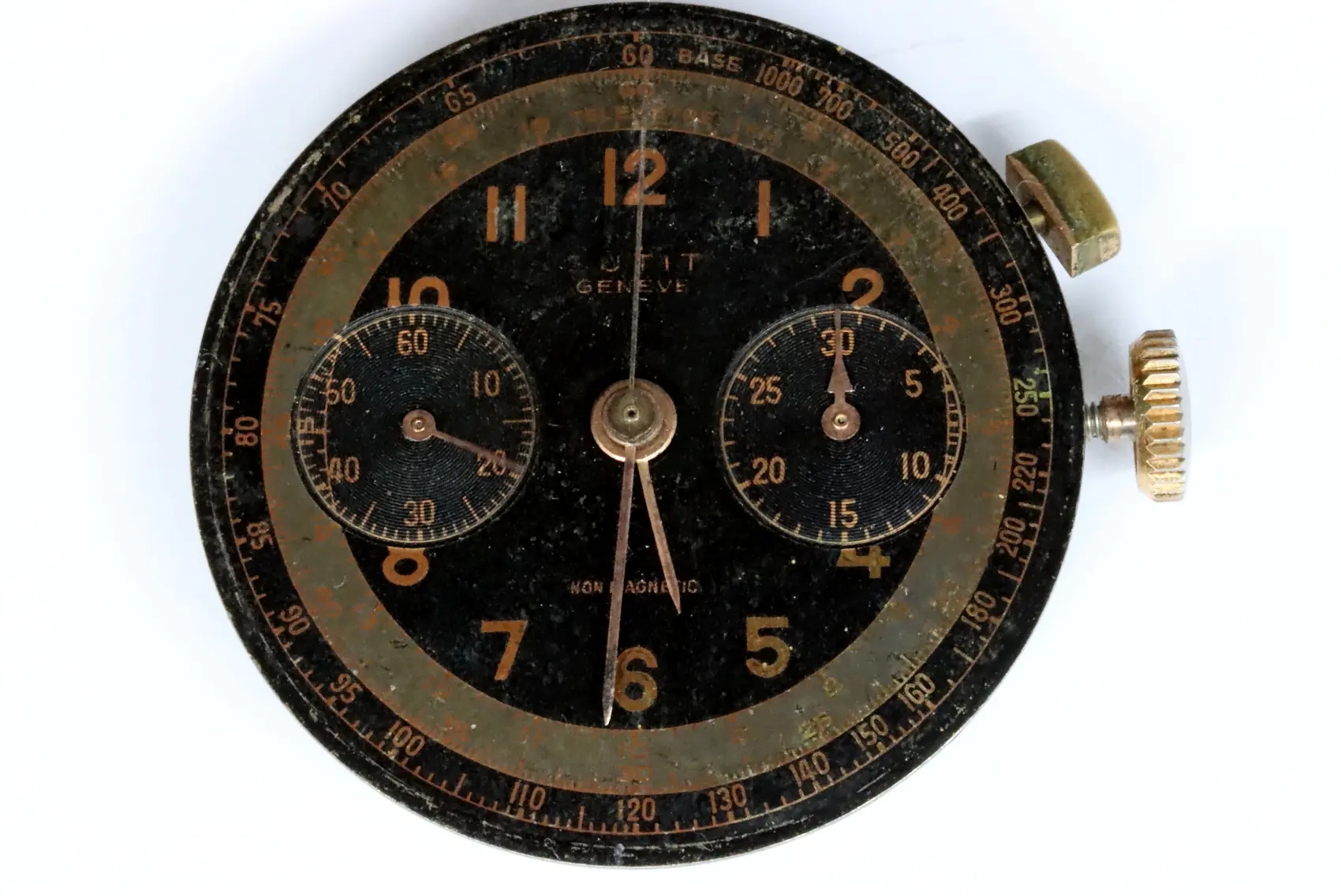 Sutit (Titus) Landeron 47 chronograph movement with good balance