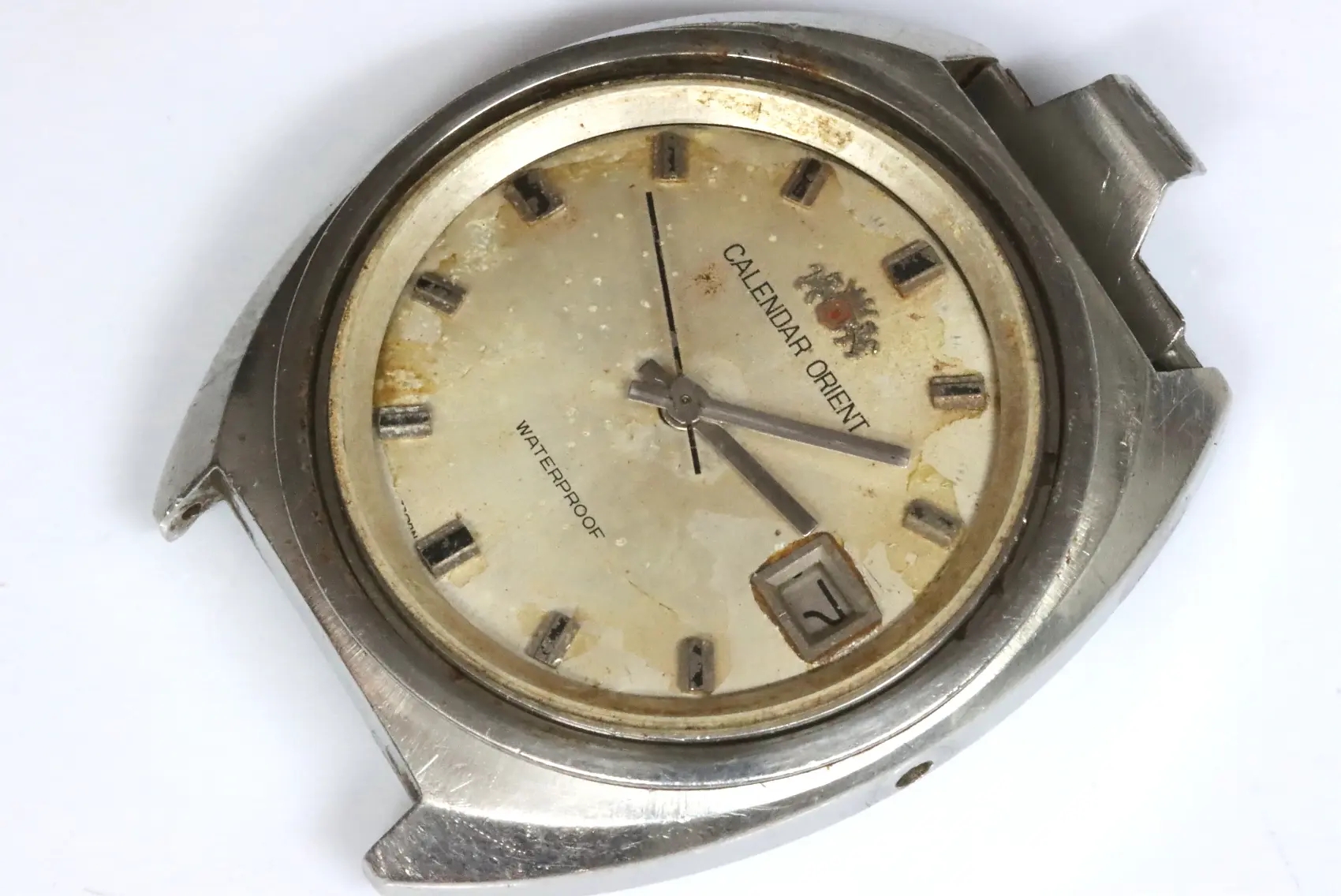 Orient swimmer 1323 incomplete handwind watch in poor condition