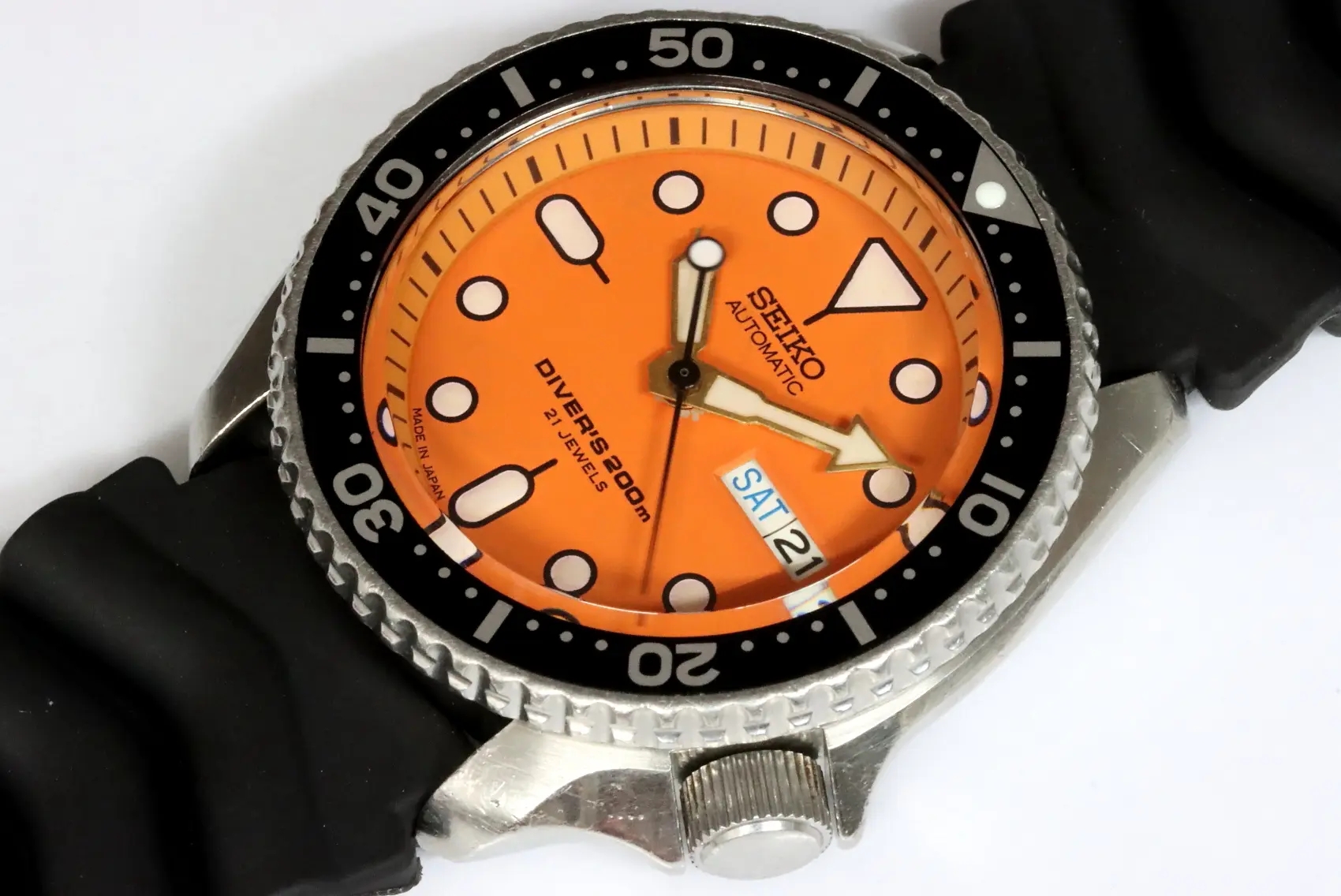Seiko classic 7S26-0020 SKX011J Japanese market scuba diver's watch