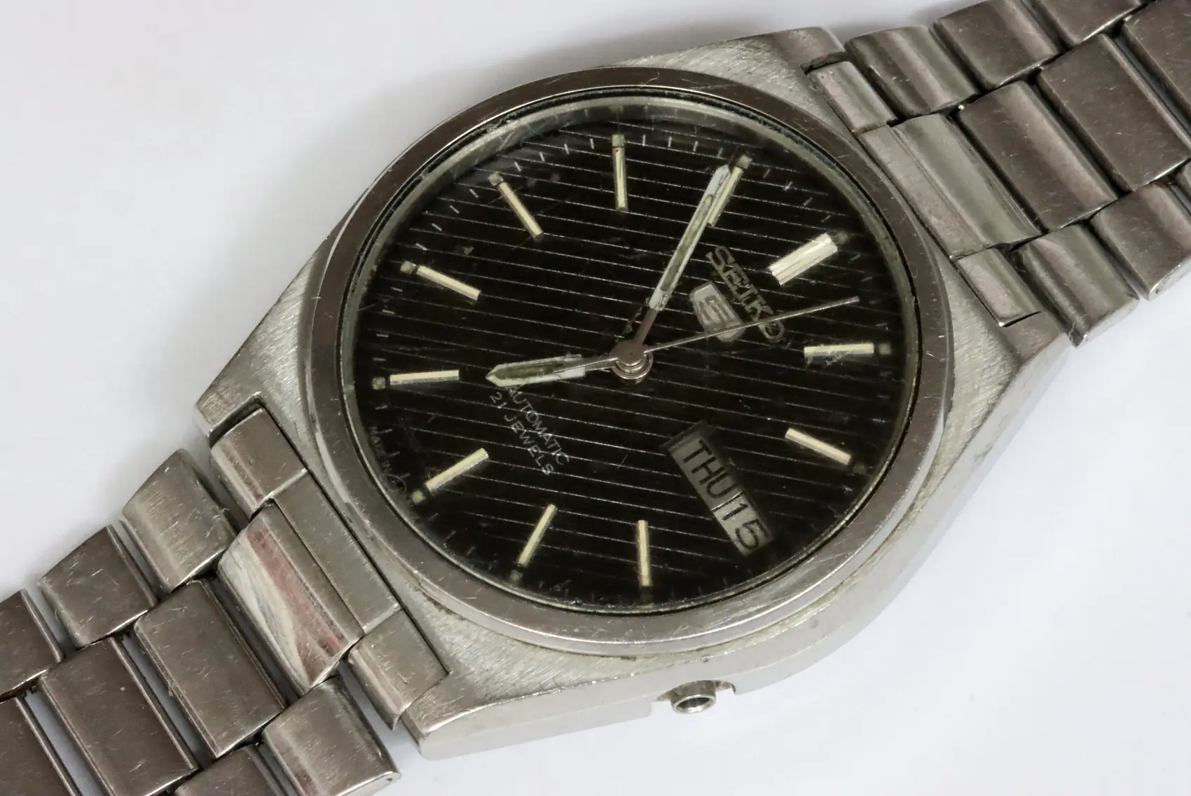 Seiko 7019-8180 defective men's watch for spares restore