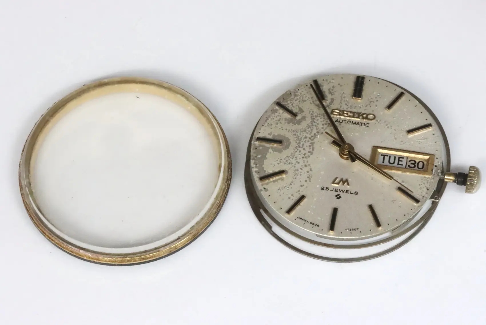 Seiko LM 5606A automatic movement for spares restore