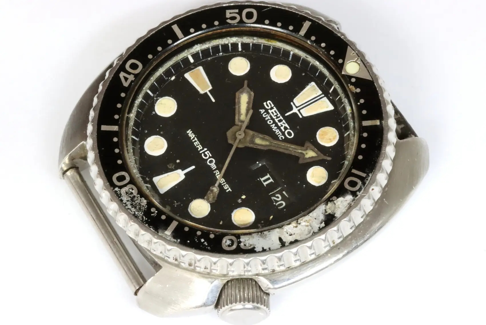 Seiko 6309-7040 polished turtle divers watch for spares restore