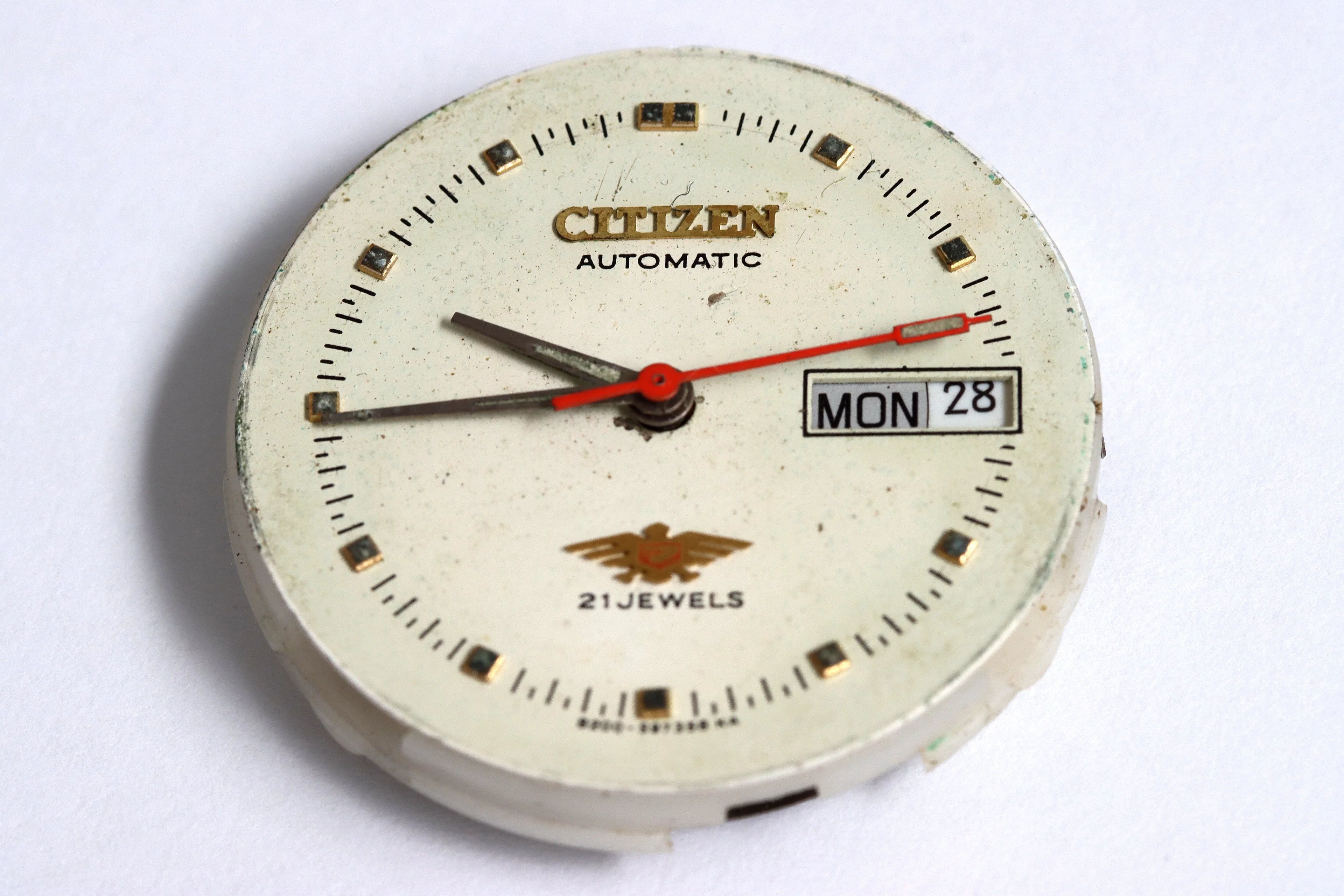 Citizen 8200 automatic movement for parts restore