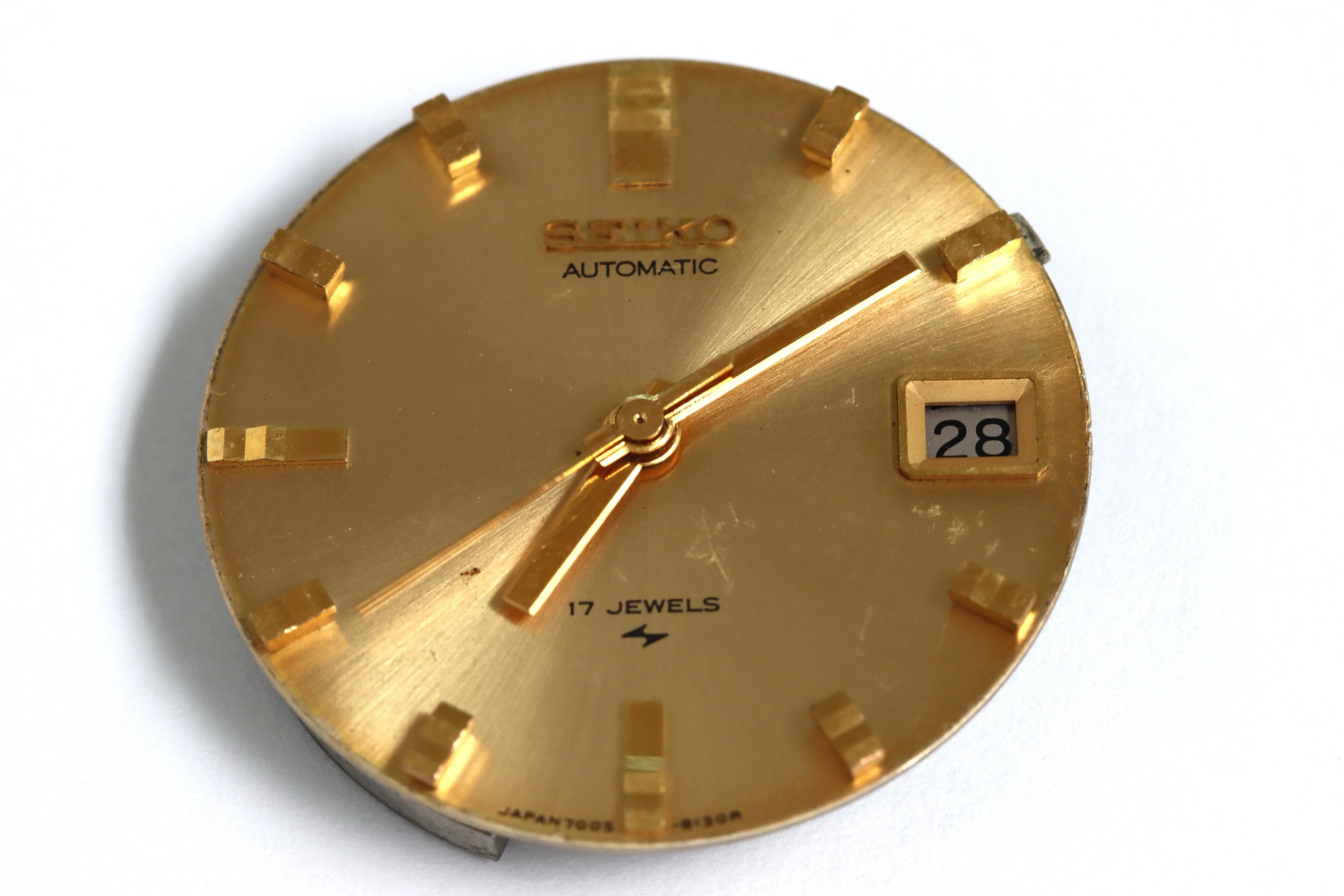 Seiko 7005A automatic movement for spares restore