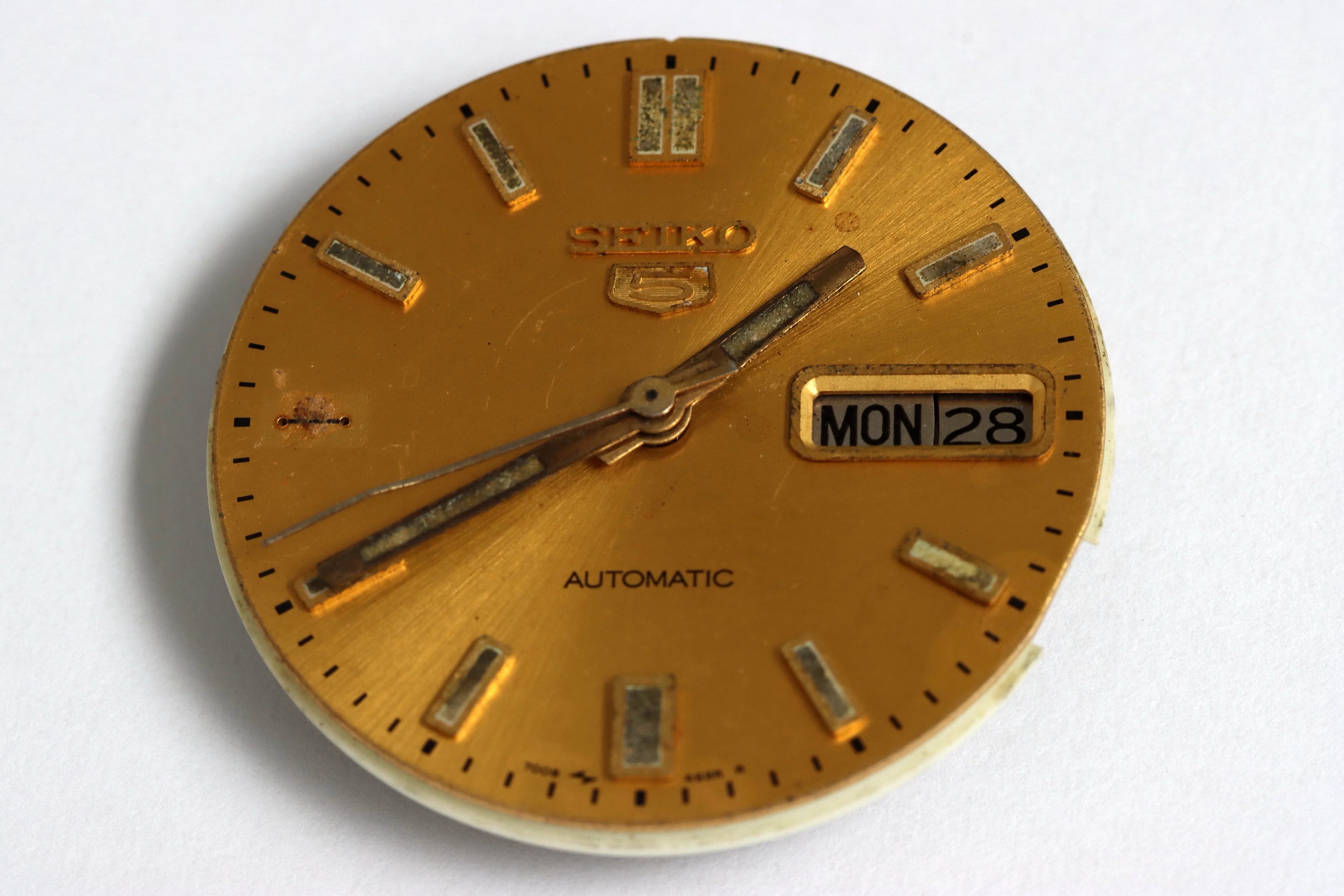 Seiko 7009A defective movement for spares restore