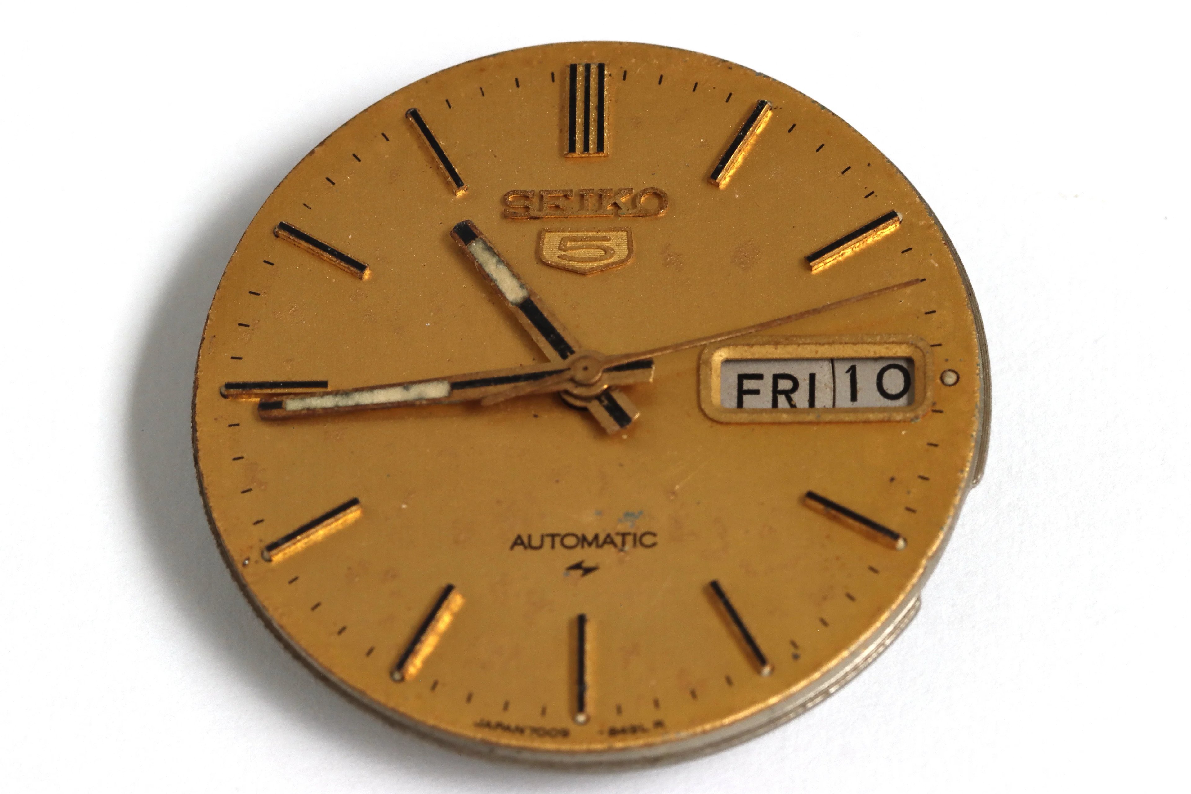Seiko 7009A automatic movement for spares restore