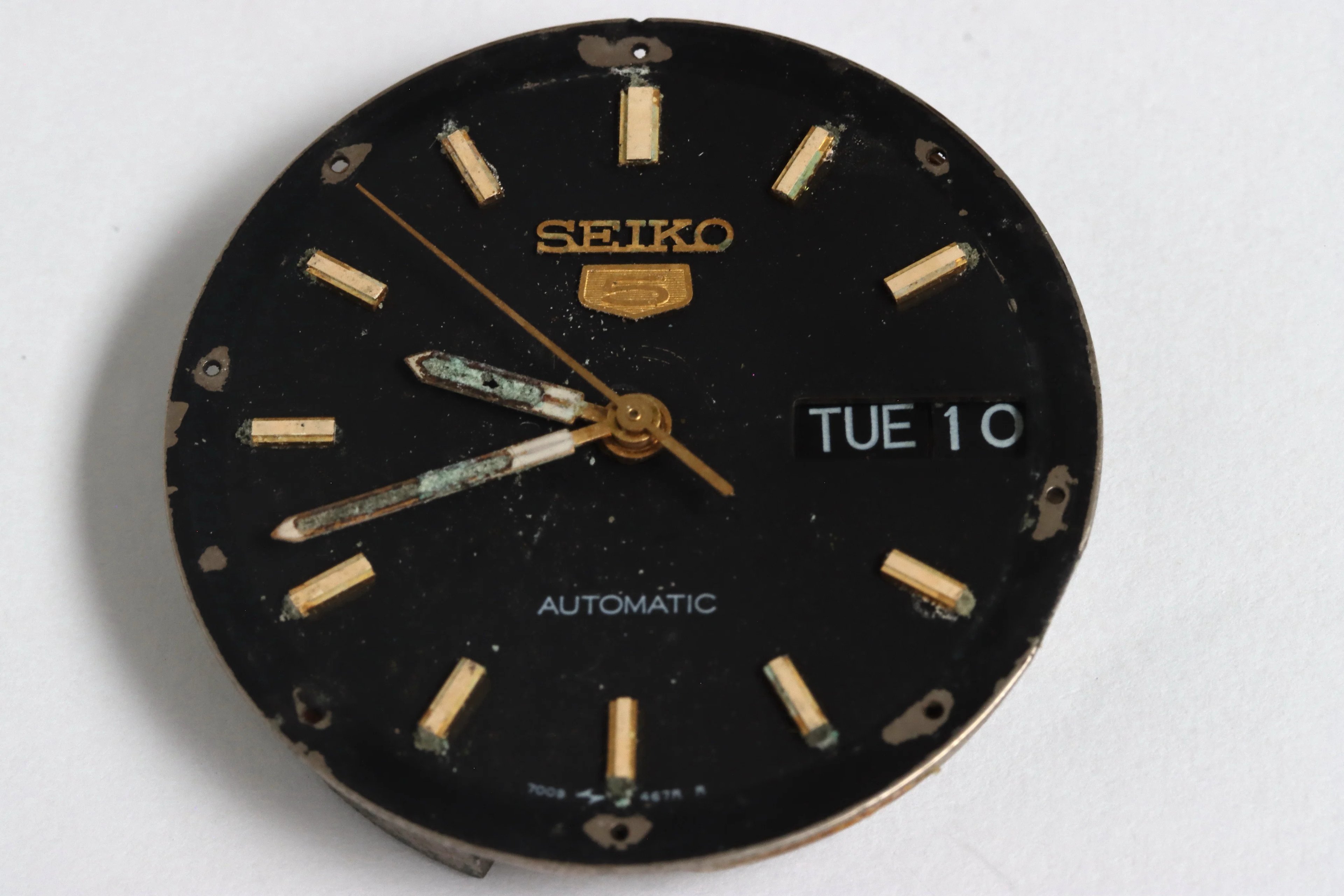 Seiko 7009A automatic movement for spares restore